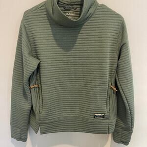 Llbean womens quilted pullover cowl